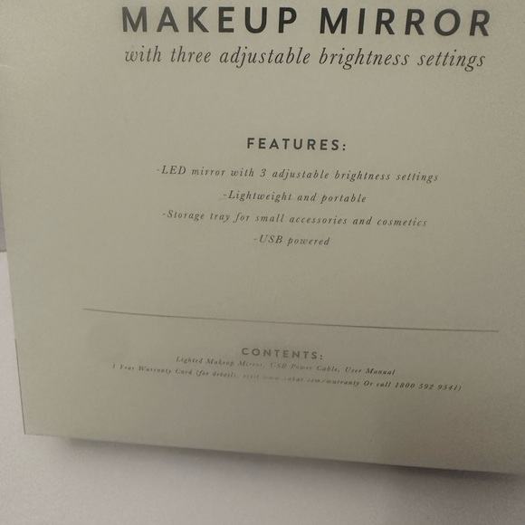 Silver Makeup Mirror - Picture 4 of 5